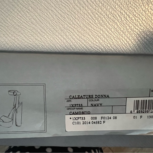 Prada Navy Platform Heels - Never Used - Picture 7 of 8